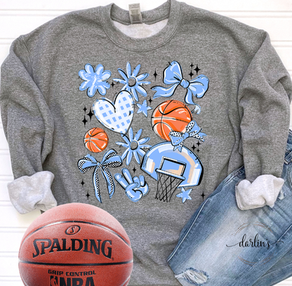 Play Ball Basketball Collage - 16 Colors Available