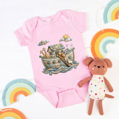 Quilted Noah's Ark Shirt