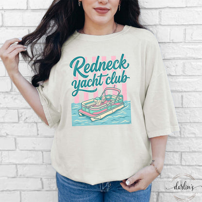 Redneck Yacht Club Pink Shirt