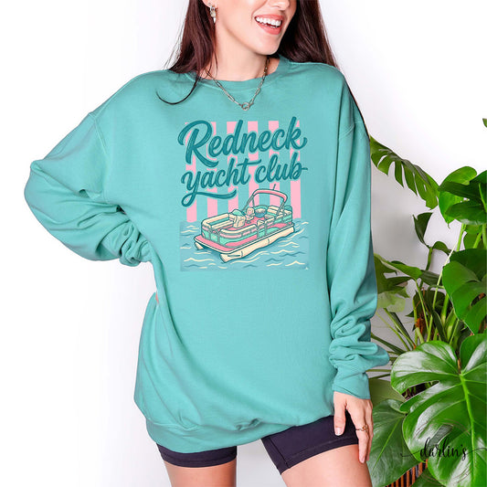 Redneck Yacht Club Pink Shirt