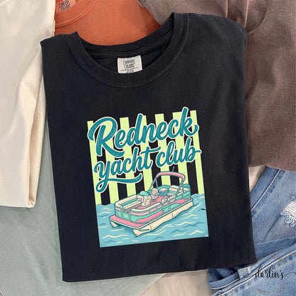 Redneck Yacht Club Yellow Shirt
