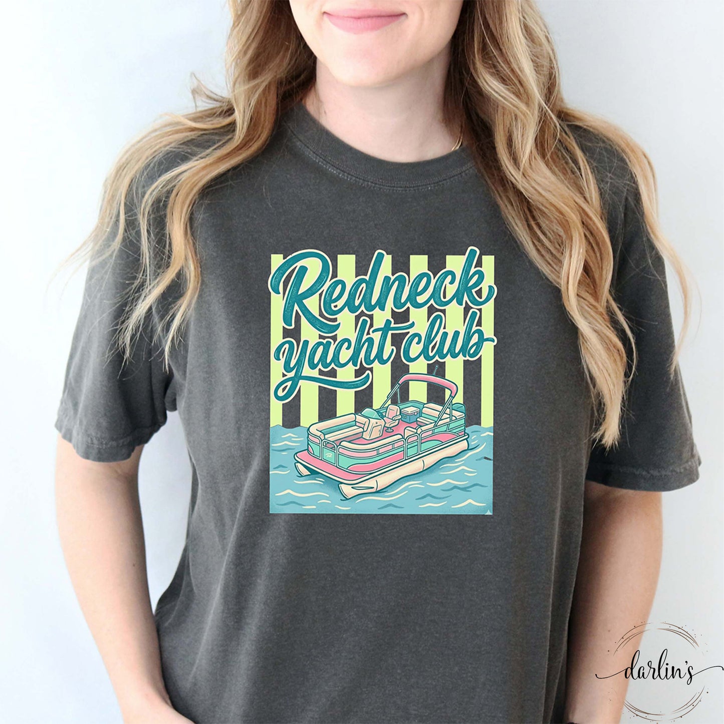 Redneck Yacht Club Yellow Shirt