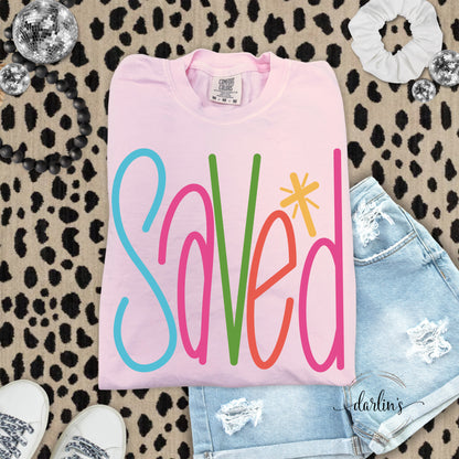 Saved Lettering Shirt