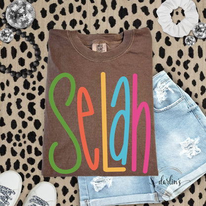 Selah Lettering Shirt