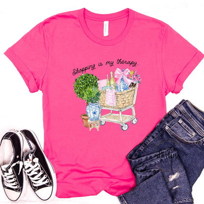 Shopping Is My Therapy Shirt
