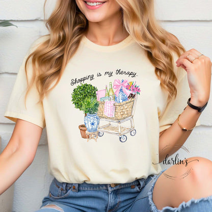 Shopping Is My Therapy Shirt