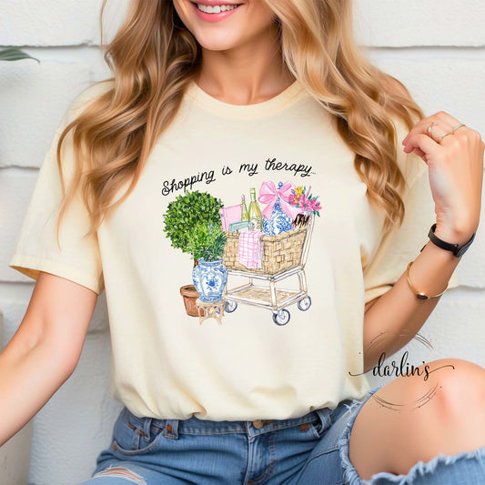 Shopping Is My Therapy Shirt