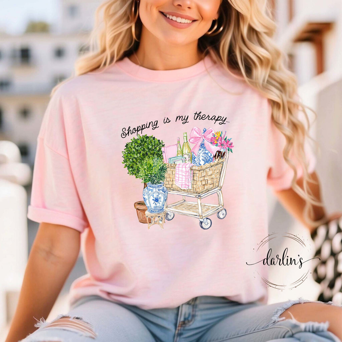 Shopping Is My Therapy Shirt