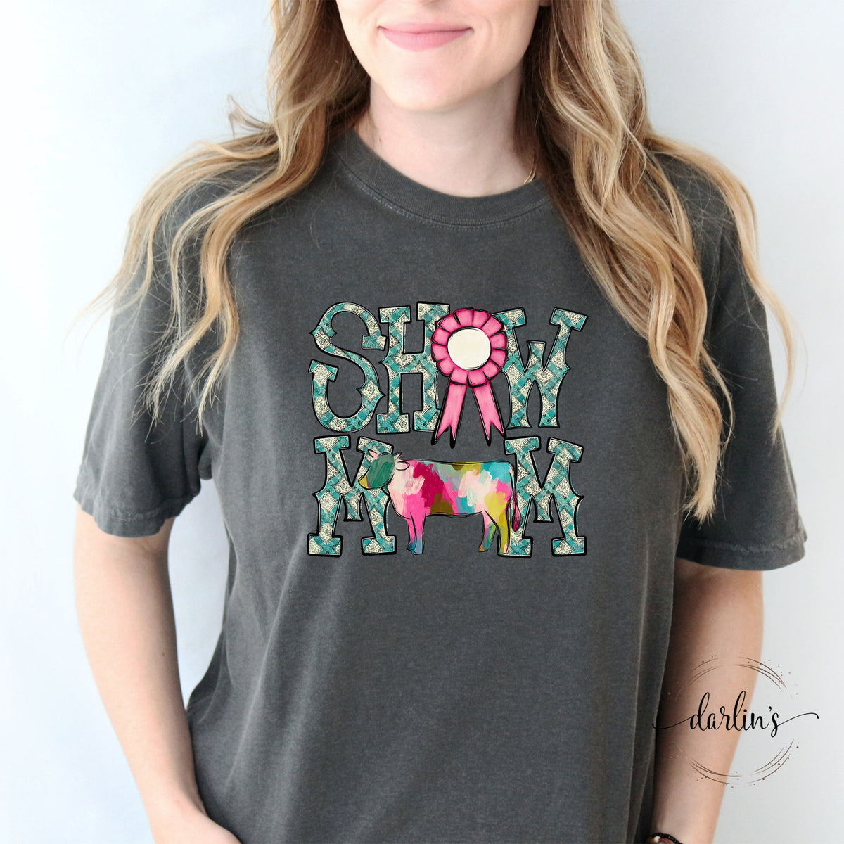 Show Mom Cow Shirt