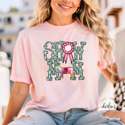 Show Mom Goat Shirt