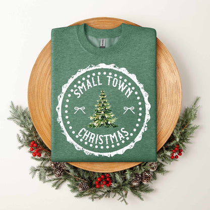 Small Town Christmas Stamp Shirt
