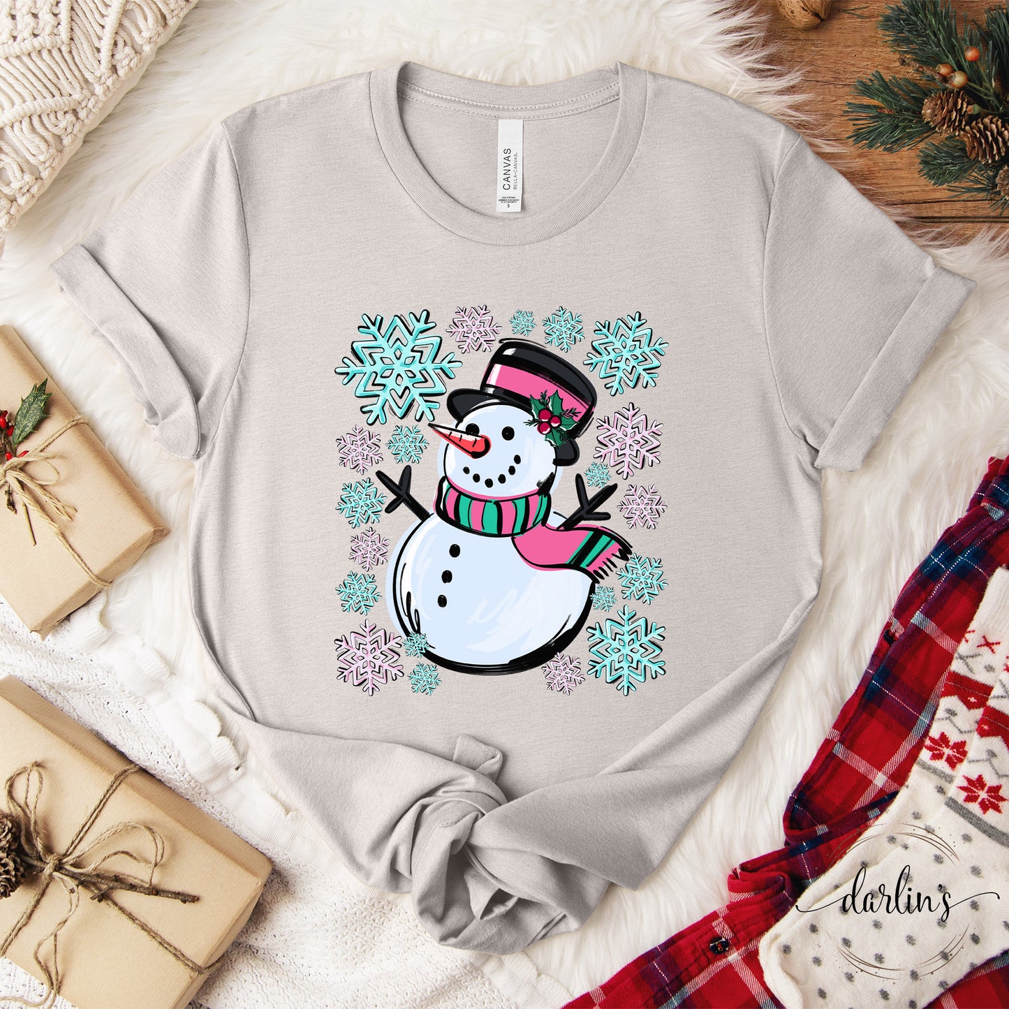 Snowman Scene Shirt
