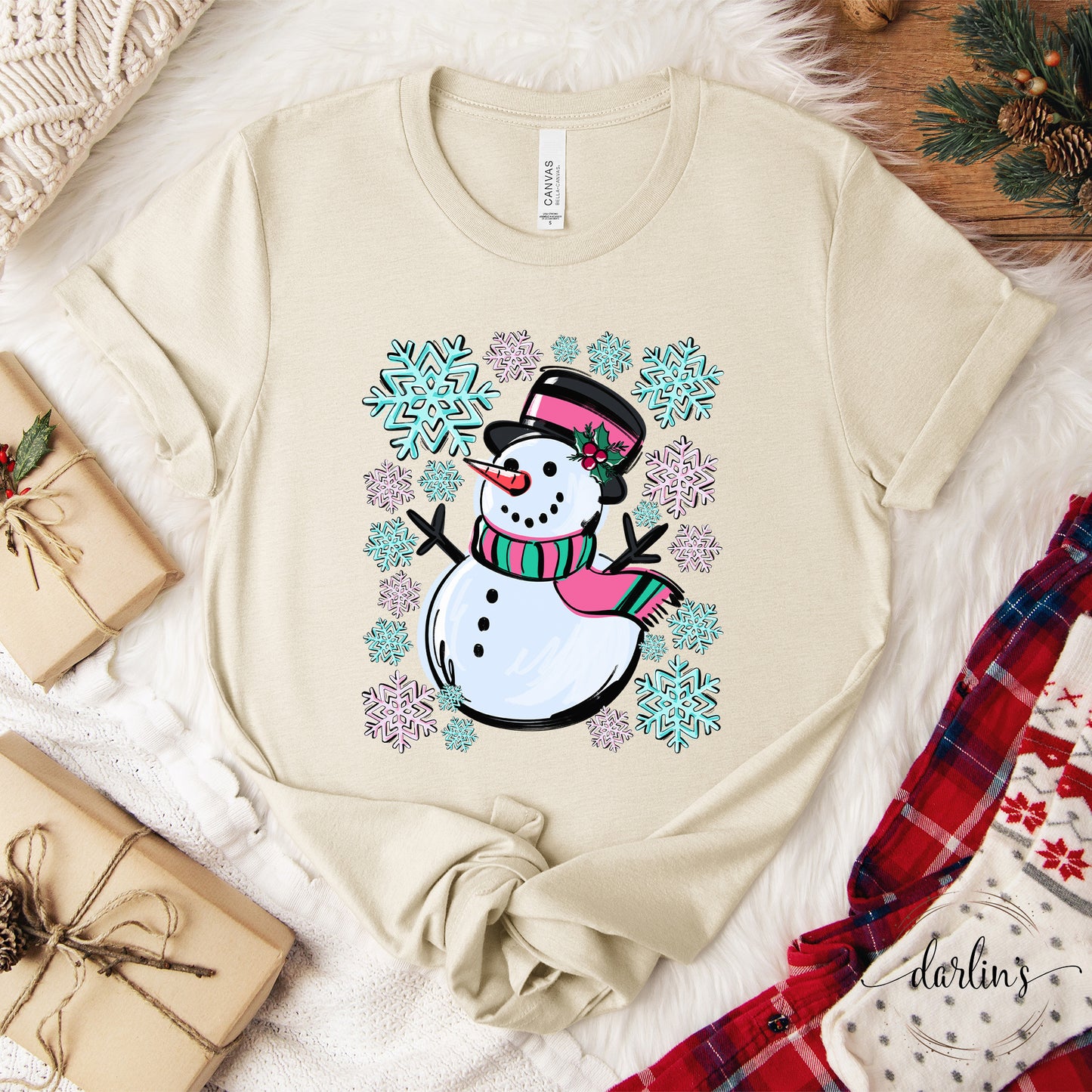Snowman Scene Shirt