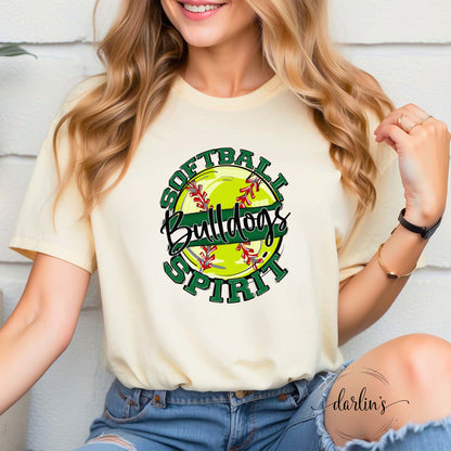 Softball Spirit Bulldogs Shirt