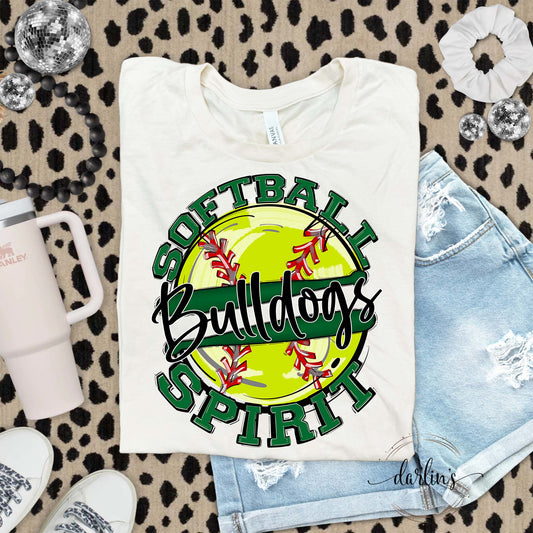 Softball Spirit Bulldogs Shirt