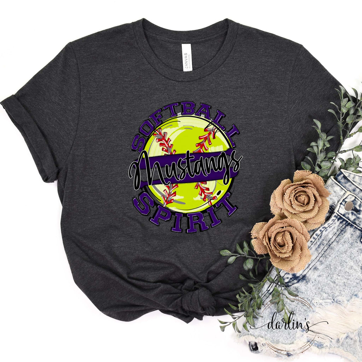 Softball Spirit Mustangs Shirt
