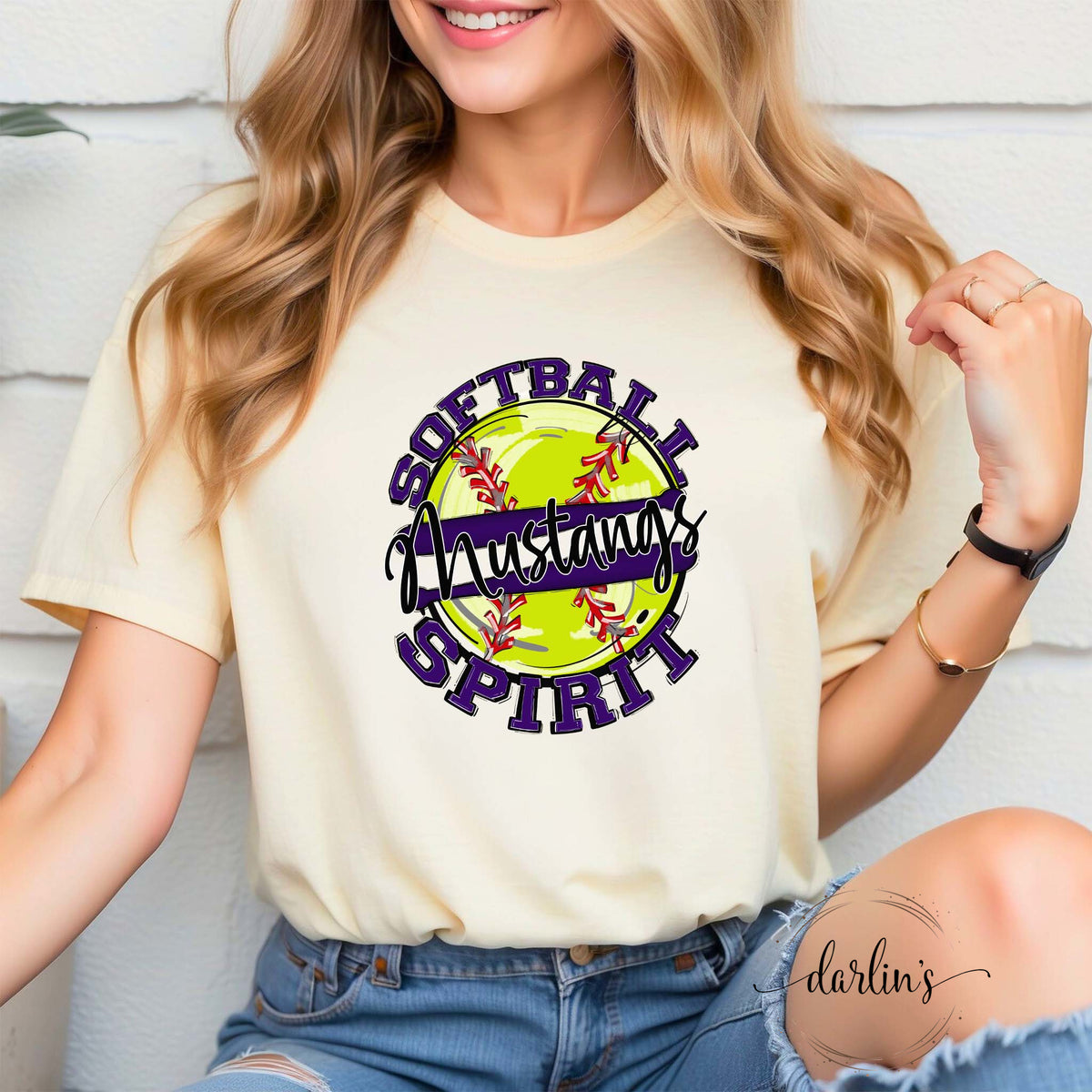 Softball Spirit Mustangs Shirt