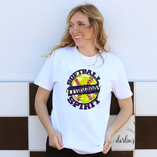 Softball Spirit Mustangs Shirt