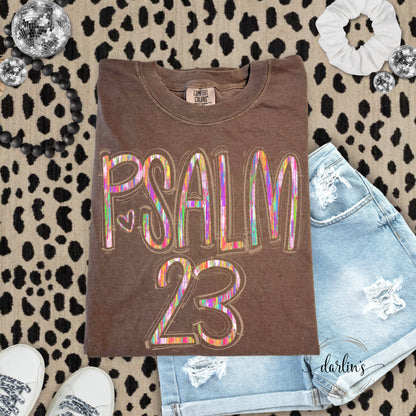 Spaced Out Painted Psalm 23 Shirt