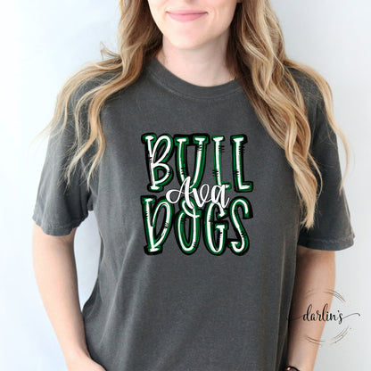 Bull Dogs Spirit Stacked Custom Shirt