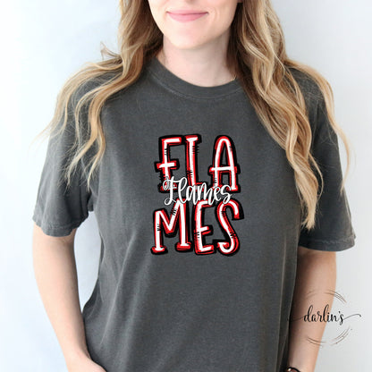 Flames Spirit Stacked Custom Shirt