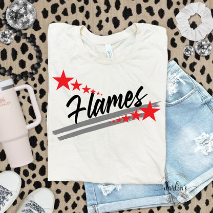 Spirit Stars Mascots Flames Shirt