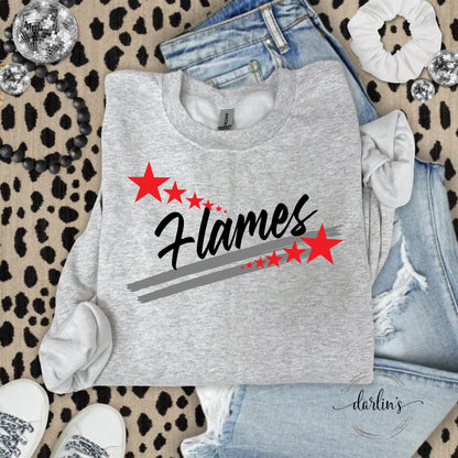 Spirit Stars Mascots Flames Shirt