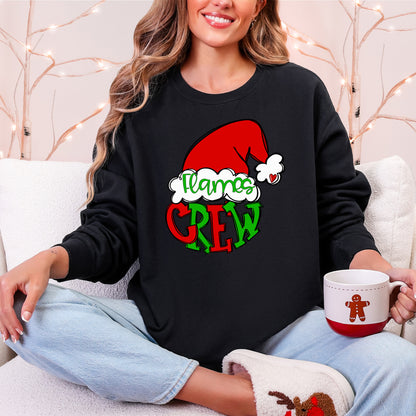 Santa Crew Mascots - Flames Shirt