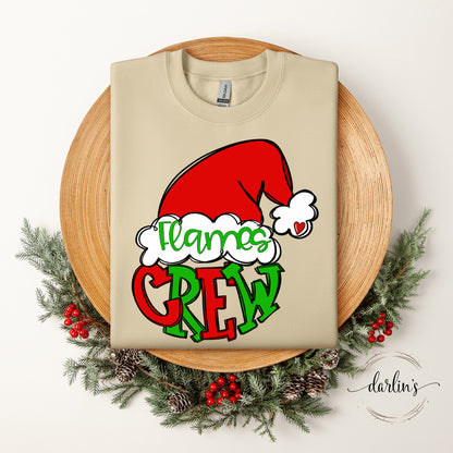 Santa Crew Mascots - Flames Shirt