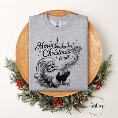 Santa Wishes Shirt - Black Lettering