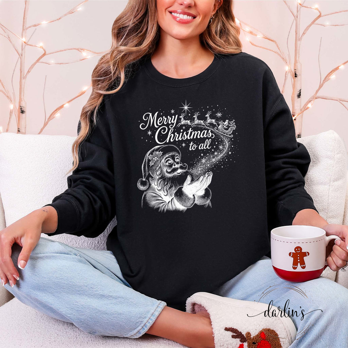 Santa Wishes White Shirt