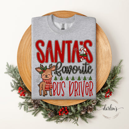 Santa's Favorite OCCUPATIONS Customizable Shirt