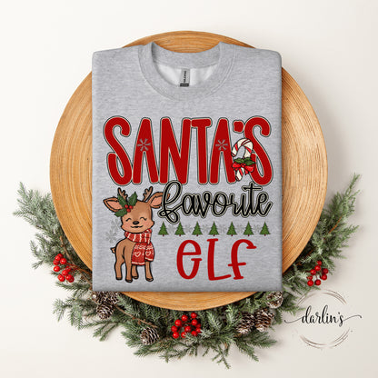 Santa's Favorite OCCUPATIONS Customizable Shirt