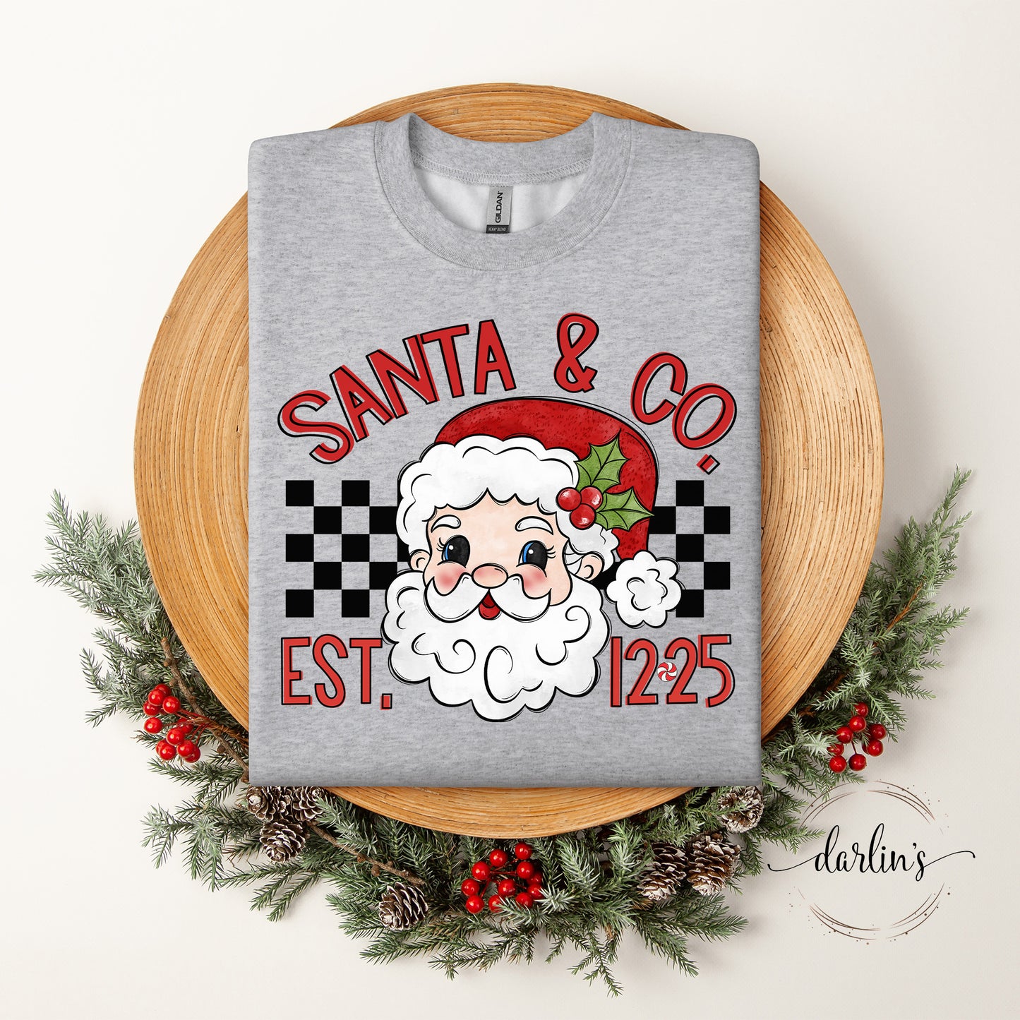 Santa And Co Est 12 25 Shirt