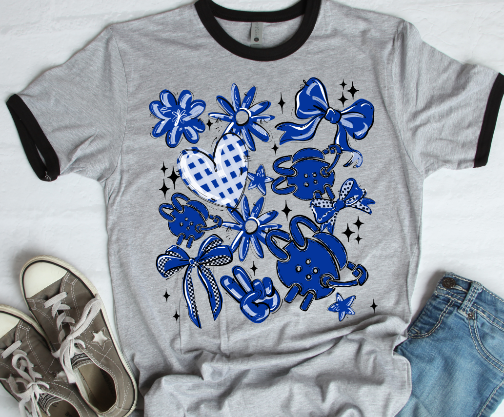 Play Ball Wrestling Collage - 16 Colors Available