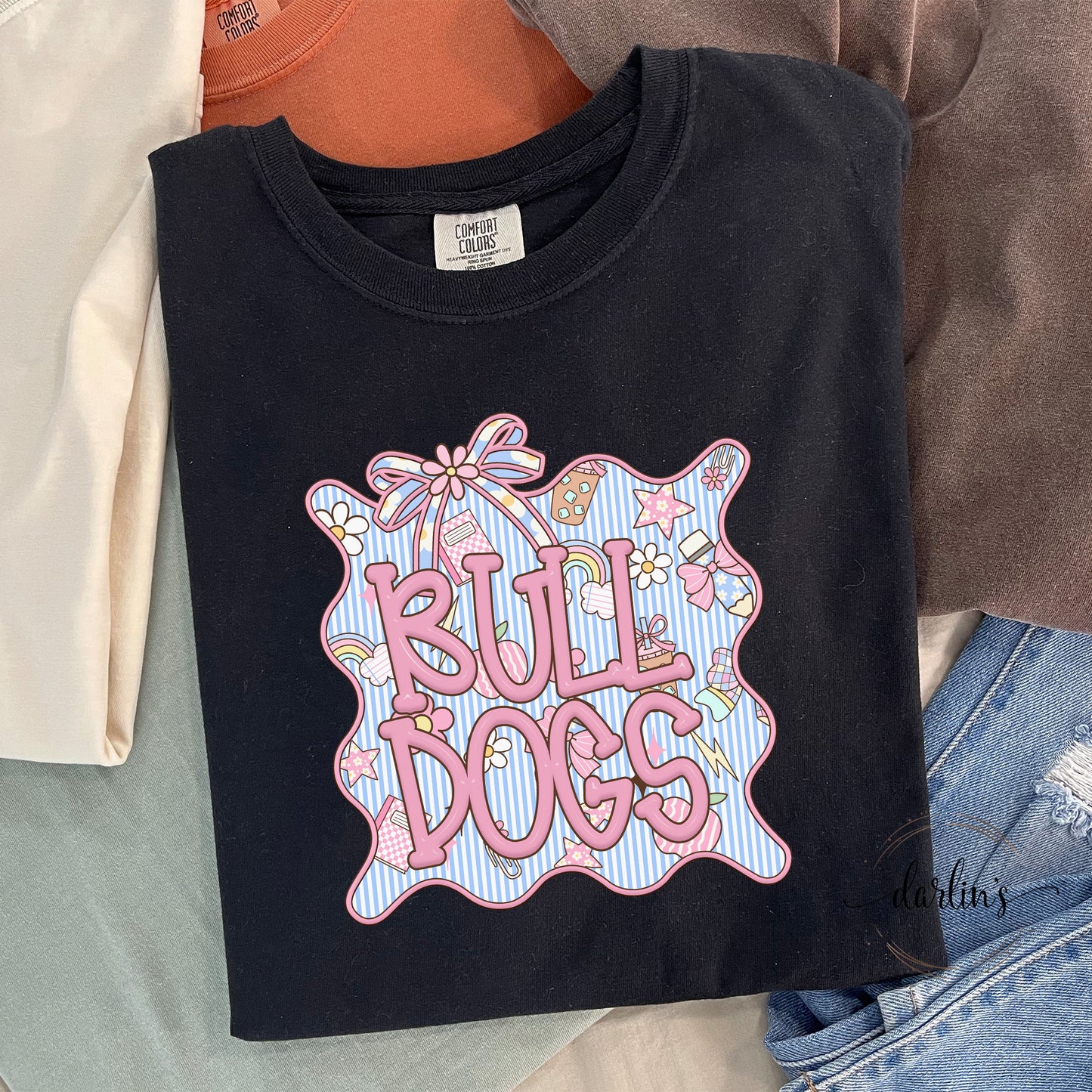 Seersucker Frame Bulldogs Shirt