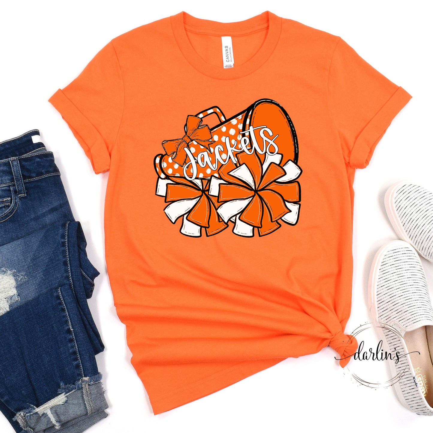 So Sporty Megaphones And Poms - Jackets - Orange