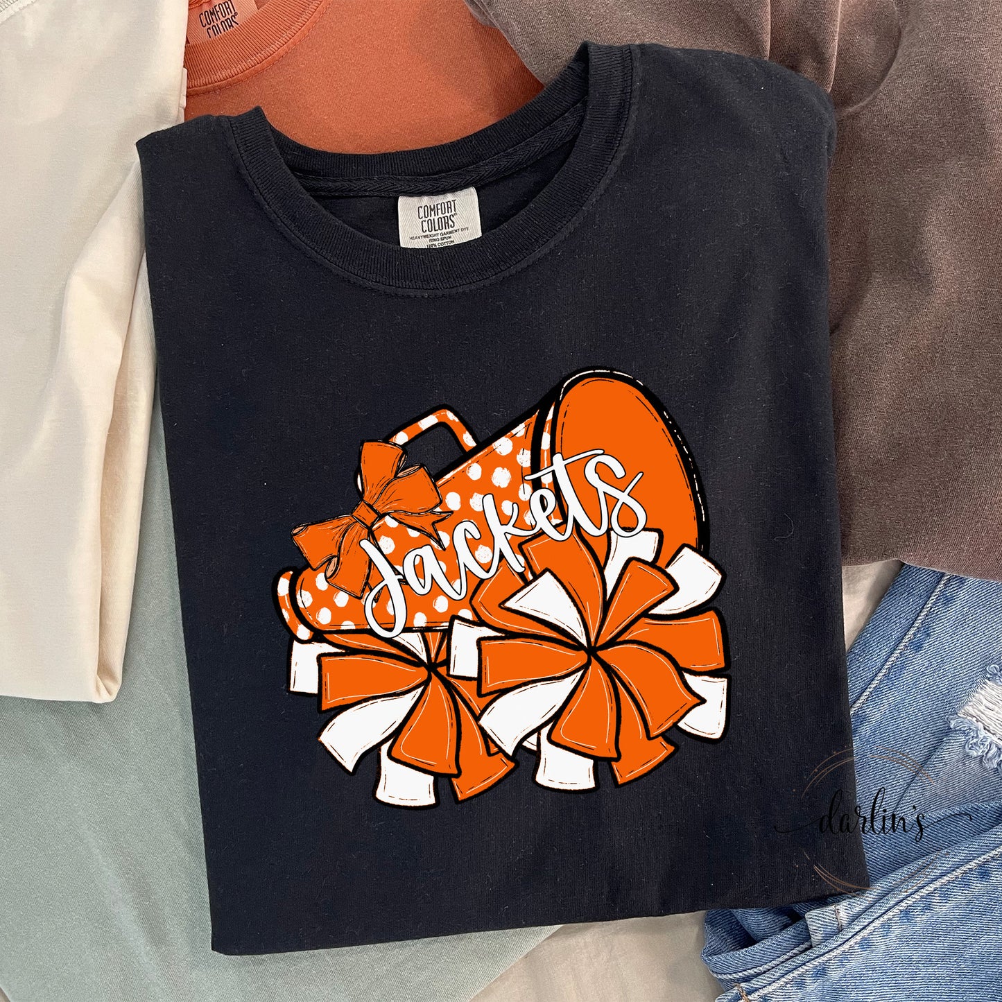 So Sporty Megaphones And Poms - Jackets - Orange