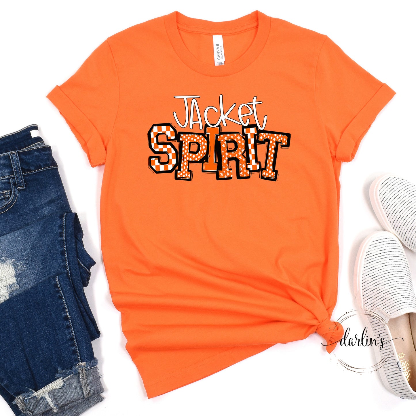 So Sporty Spirit Jacket Orange Shirt