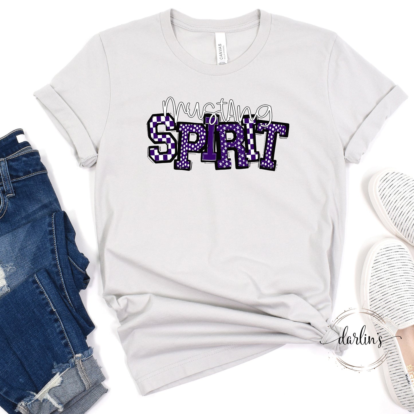 So Sporty Spirit Mustang Purple Shirt