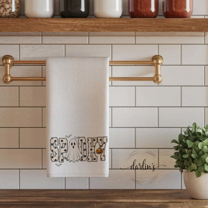 Spooky Ghost Kitchen Towel