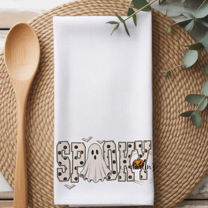 Spooky Ghost Kitchen Towel