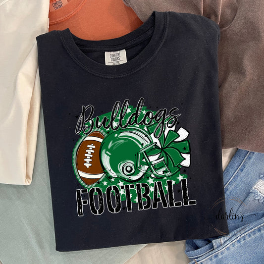 Stars Football - Kelly Green Bulldogs Shirt