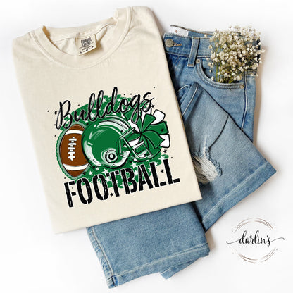 Stars Football - Kelly Green Bulldogs Shirt