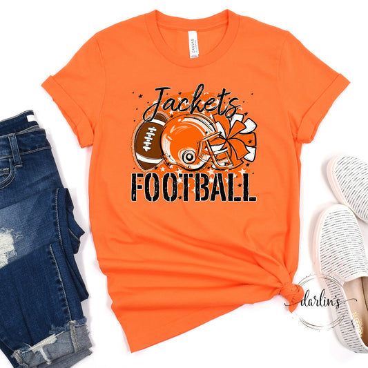 Stars Football - Orange Jackets Shirt