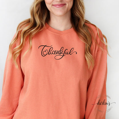 Thankful Lettering Only Shirt