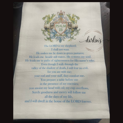 The Lord Is My Shepherd - Kitchen Towel