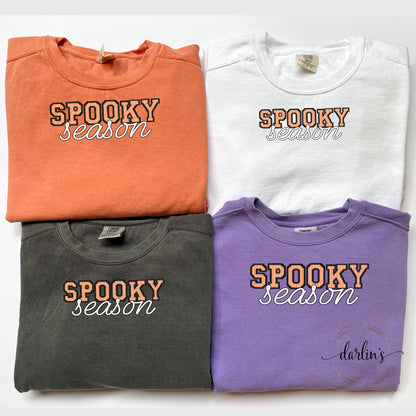 The Prepster - Spooky Season - Orange & Black Shirt