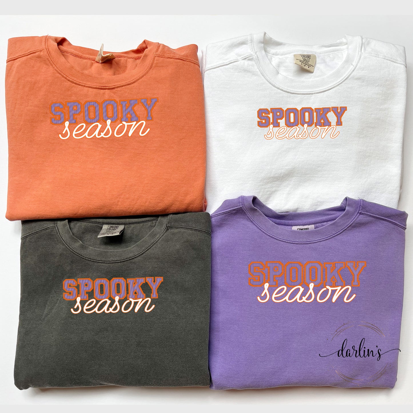 The Prepster - Spooky Season - Purple & Orange Shirt