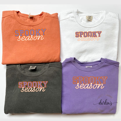 The Prepster - Spooky Season - Purple & Orange Shirt